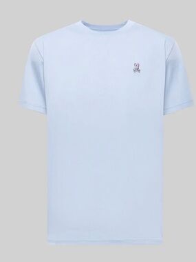 Psycho Bunny Men’s Classic Crewneck T-Shirt in Zen Blue NWT Size 4 or Small
